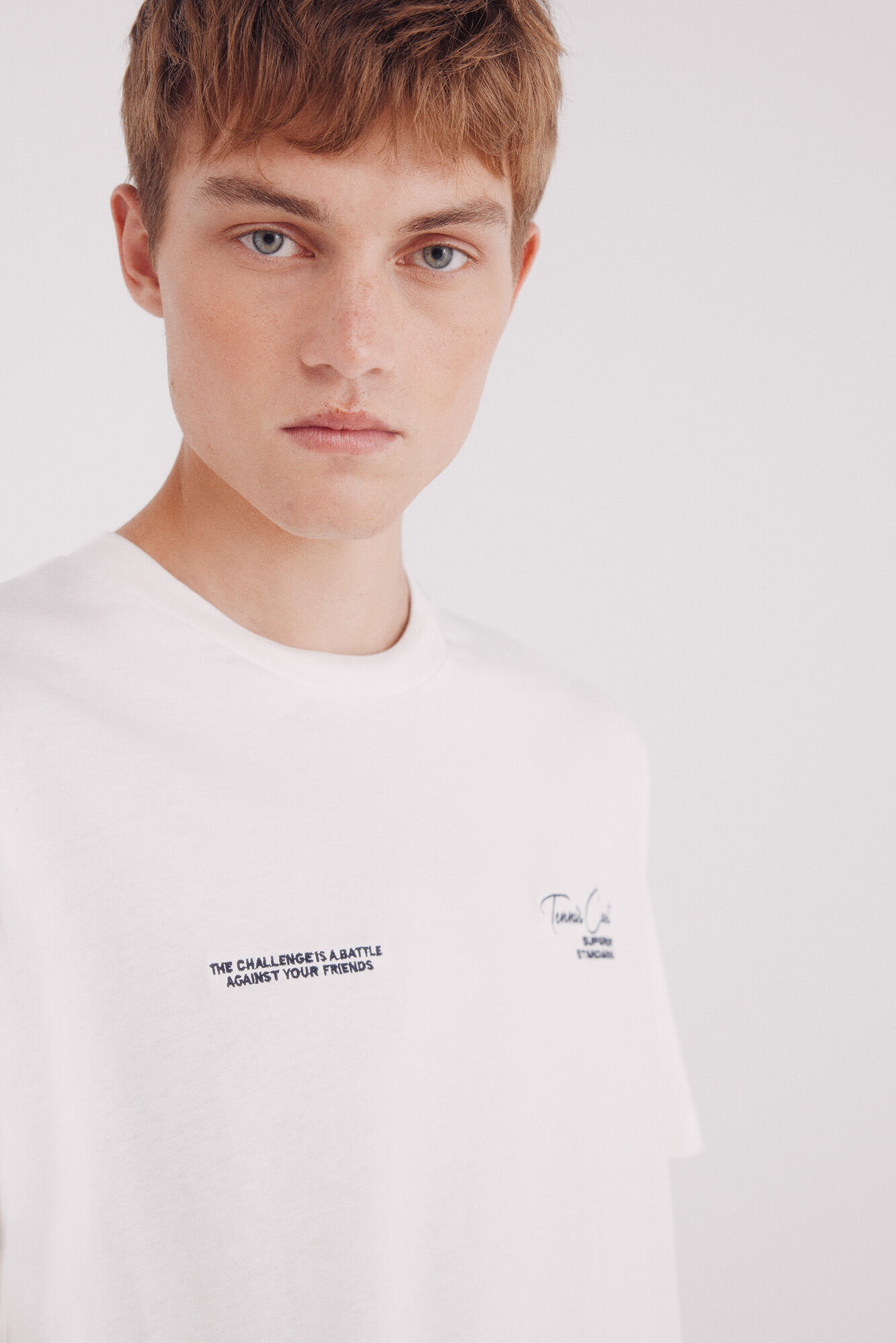 Springfield Camiseta tennis court marfil