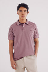 Springfield Polo piqué detalles contraste regular fit naranja