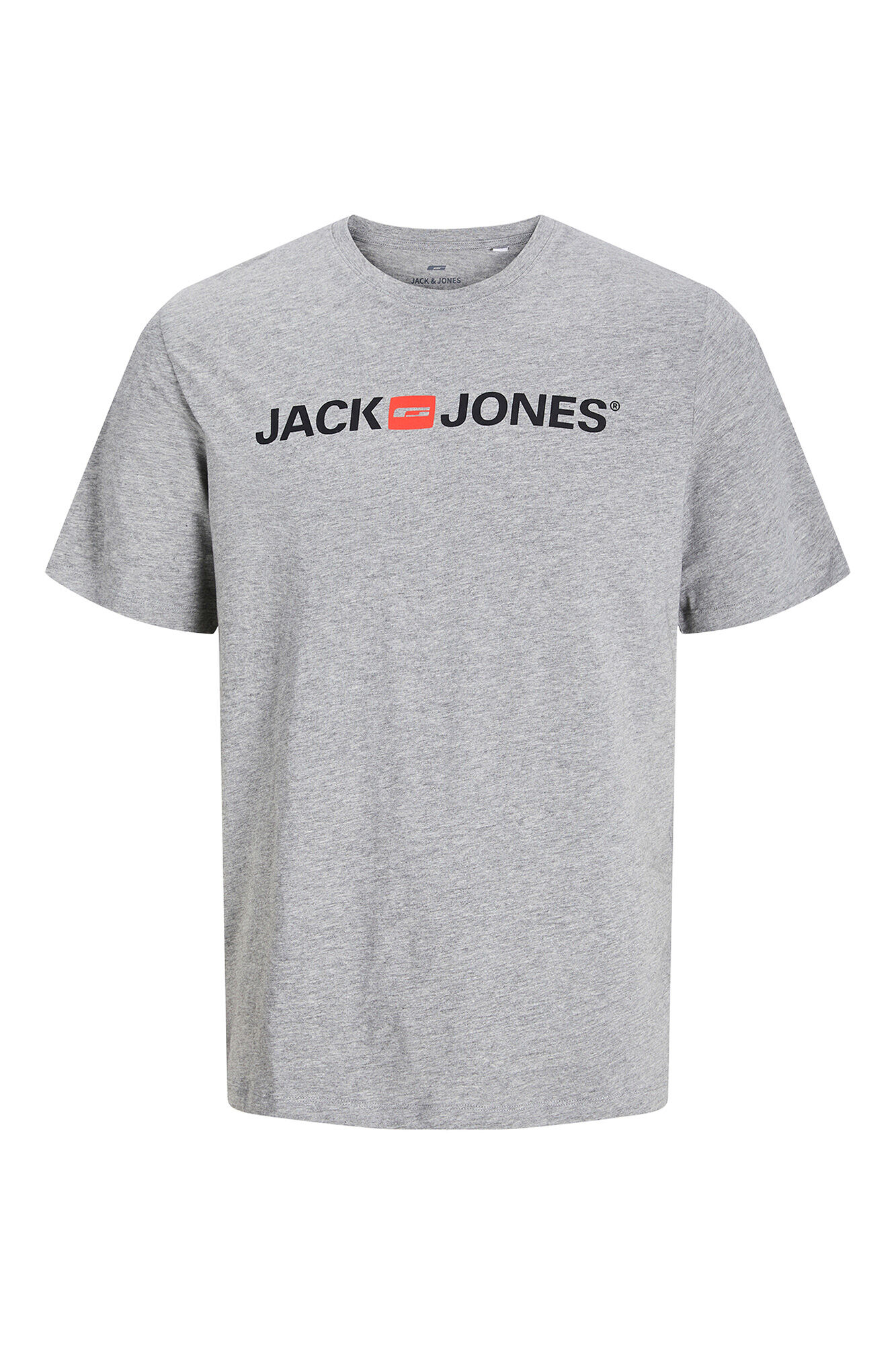 Jack & Jones Playera est&aacute;ndar fit gris