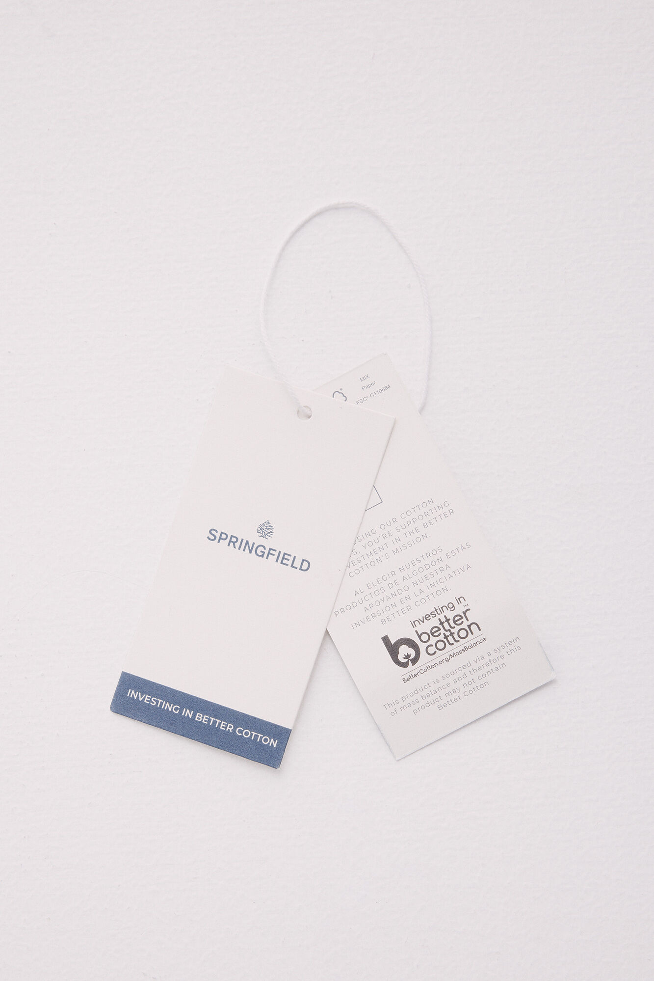 Springfield Polo jersey microraya natural