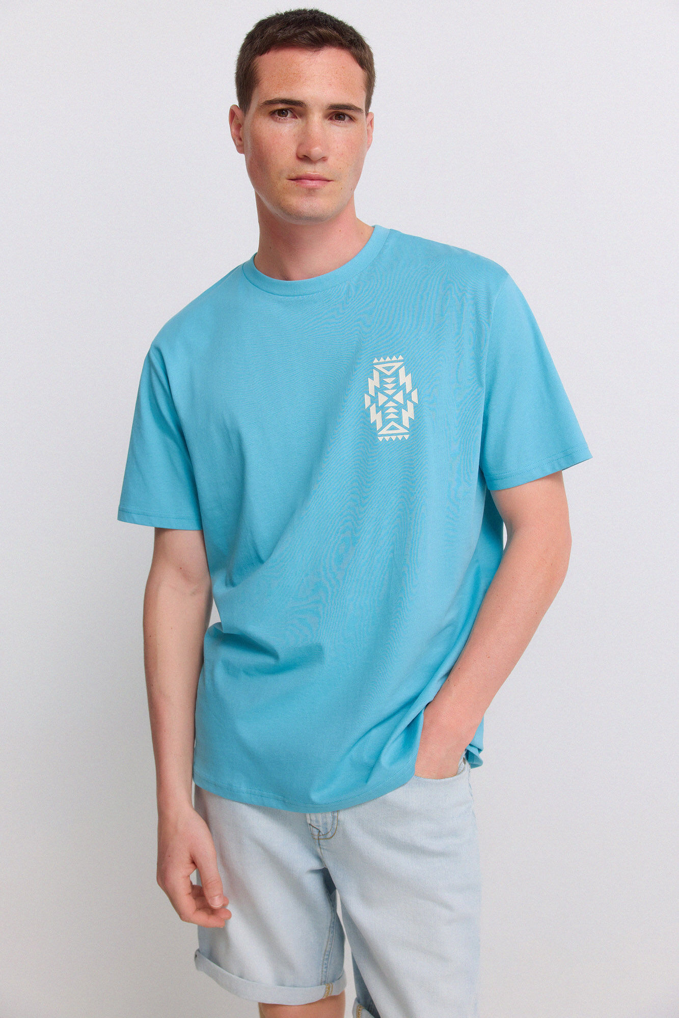 Springfield Playera ethnic blue