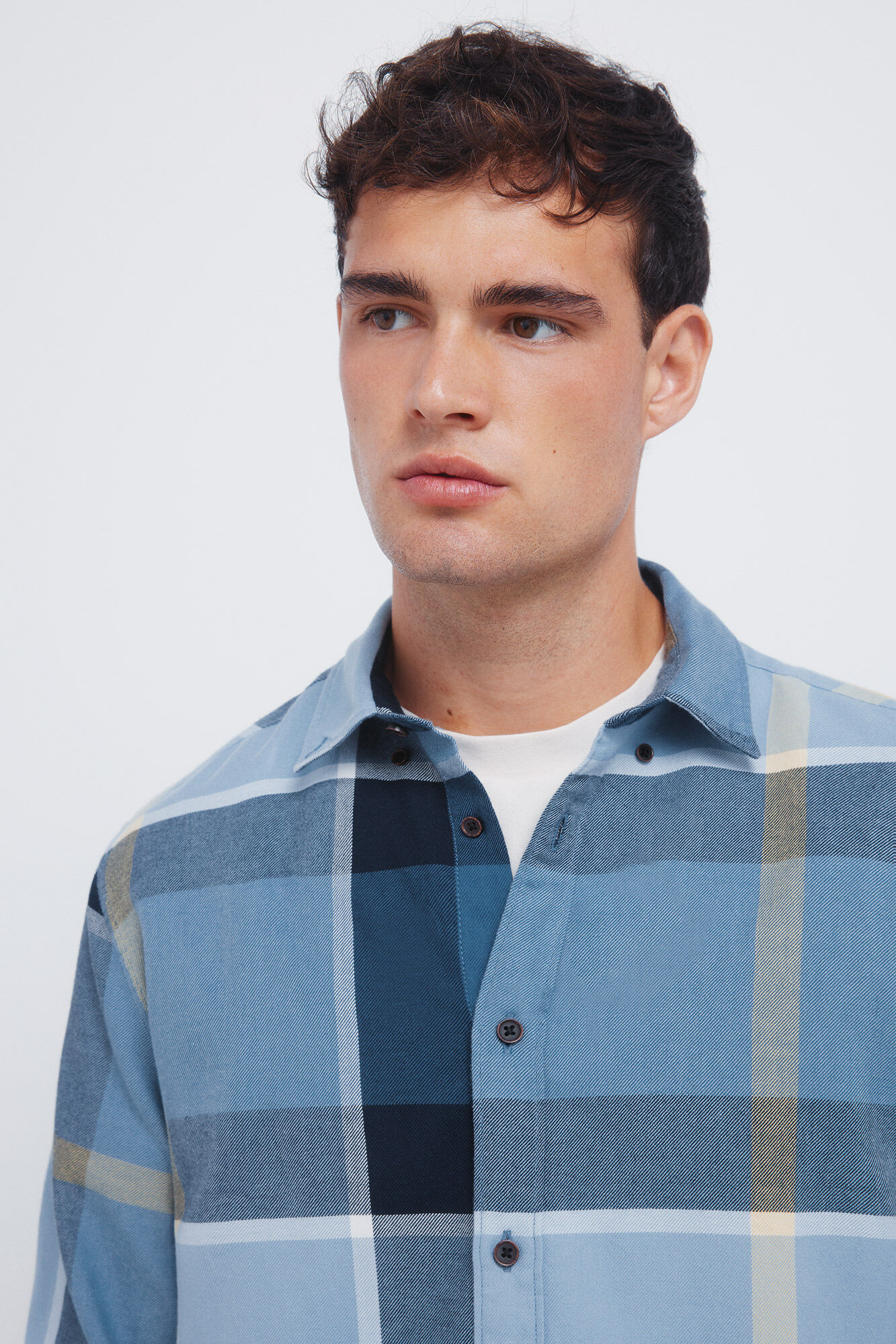 Springfield Camisa a camisa azul