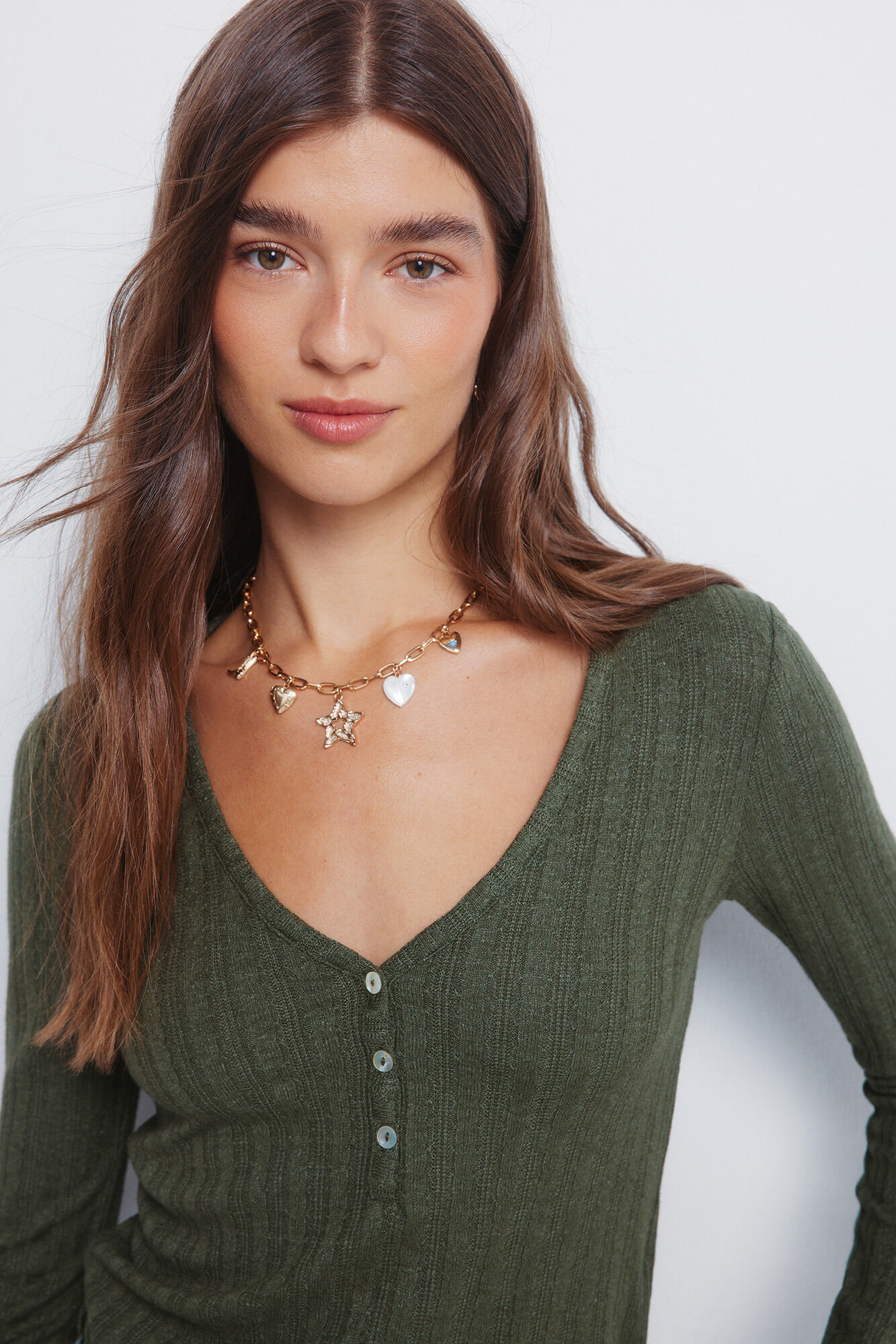 Springfield Playera tejido con corte Baker