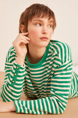 Springfield Playera Chenilla Rayas verde