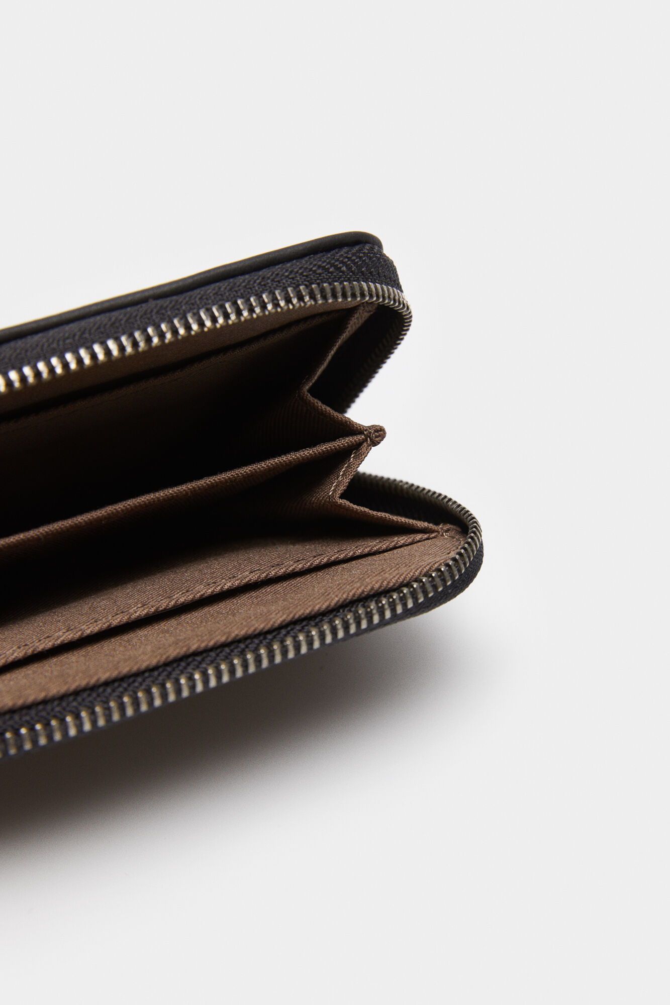 Springfield Cartera efecto piel bicolor negro