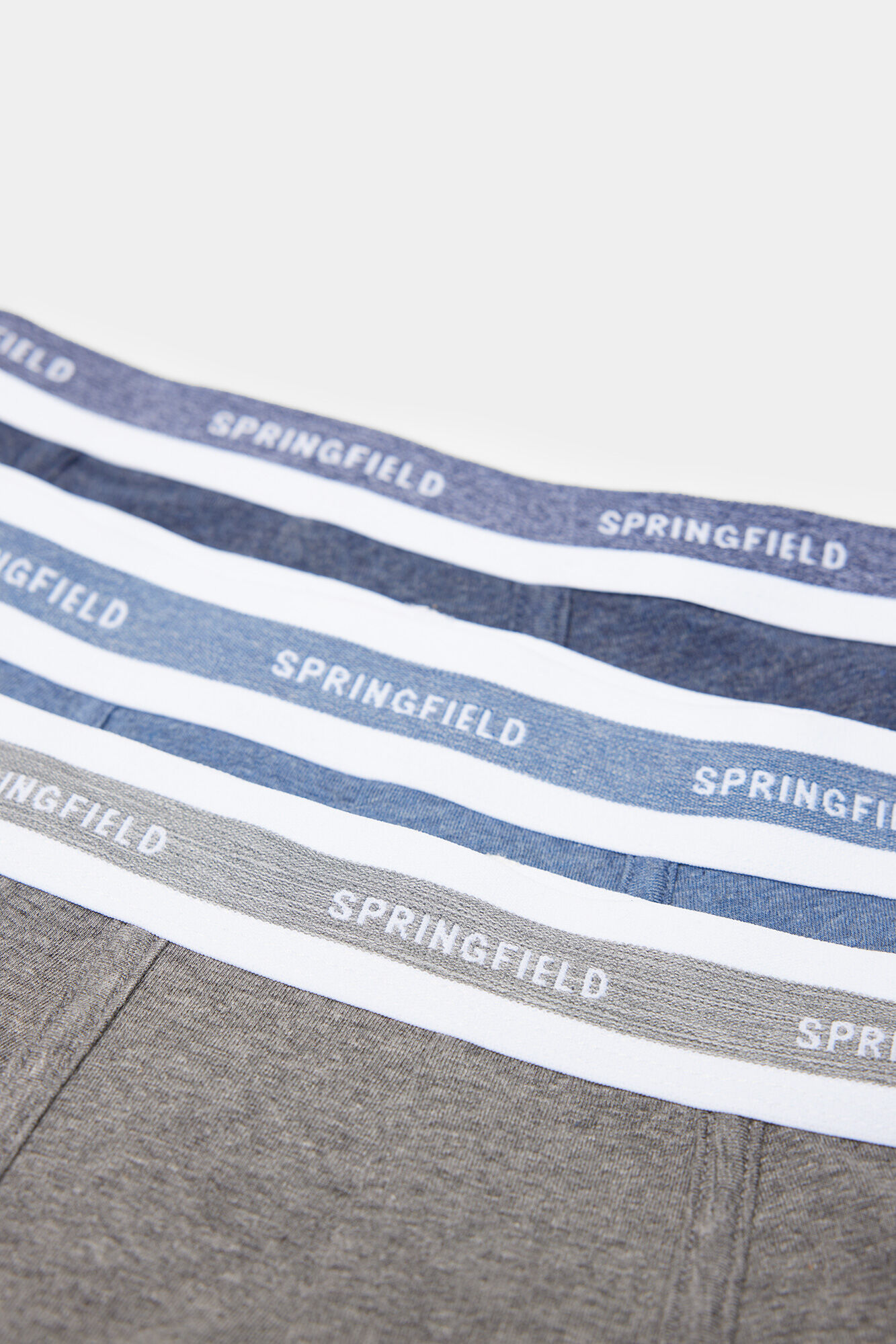 Springfield Pack 2 boxers b&aacute;sicos melange azul