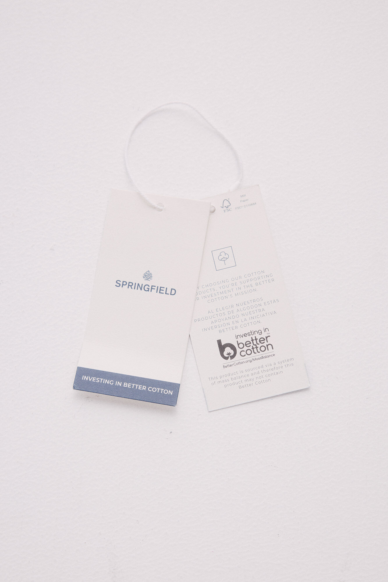 Springfield Playera escote barca algod&oacute;n negro