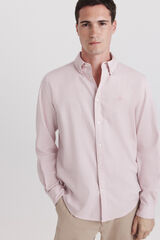 Springfield Camisa de estructura naranja