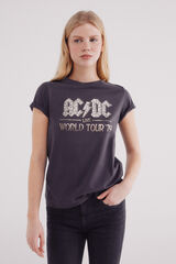 Springfield Playera "ACDC" gris