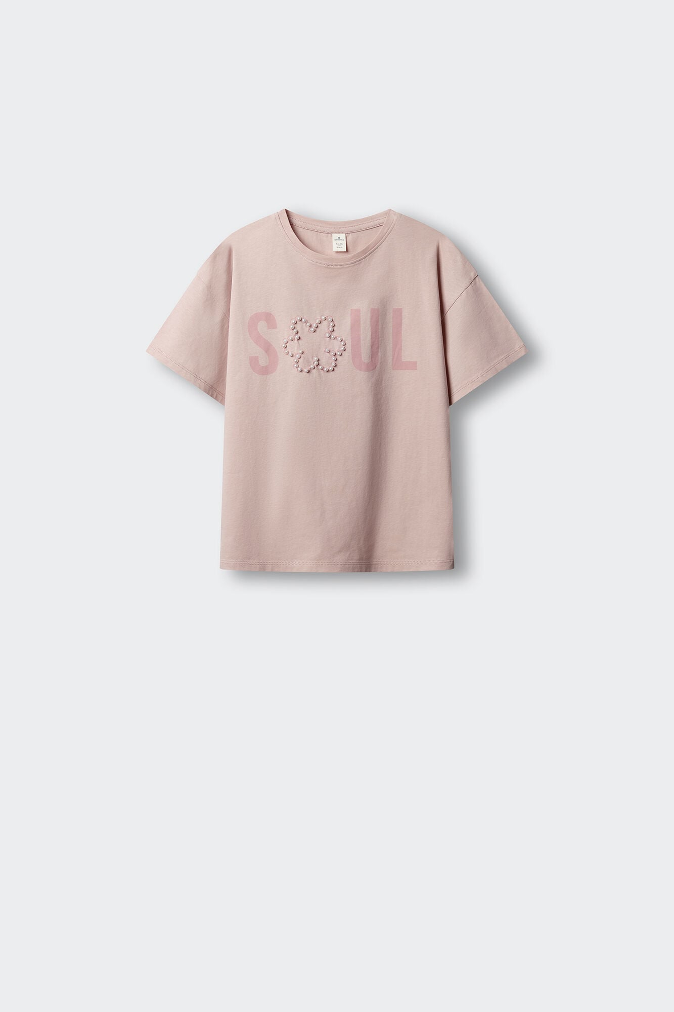 Springfield Kids Playera manga corta con perlas soul para ni&ntilde;a