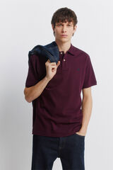 Springfield Polo b&aacute;sico regular fit p&uacute;rpura