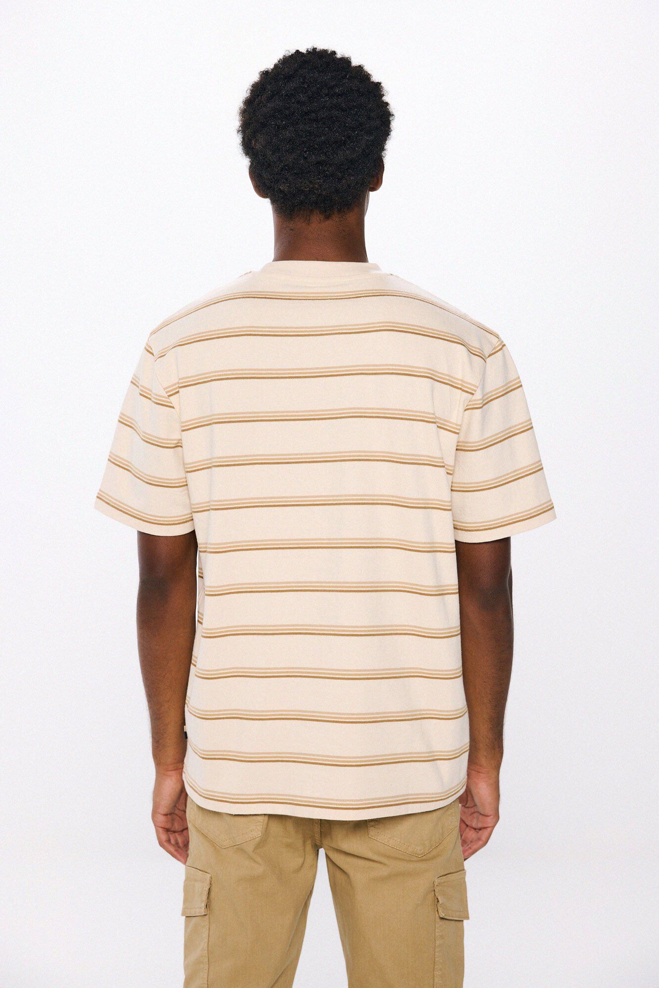 Springfield Playera rayas beige