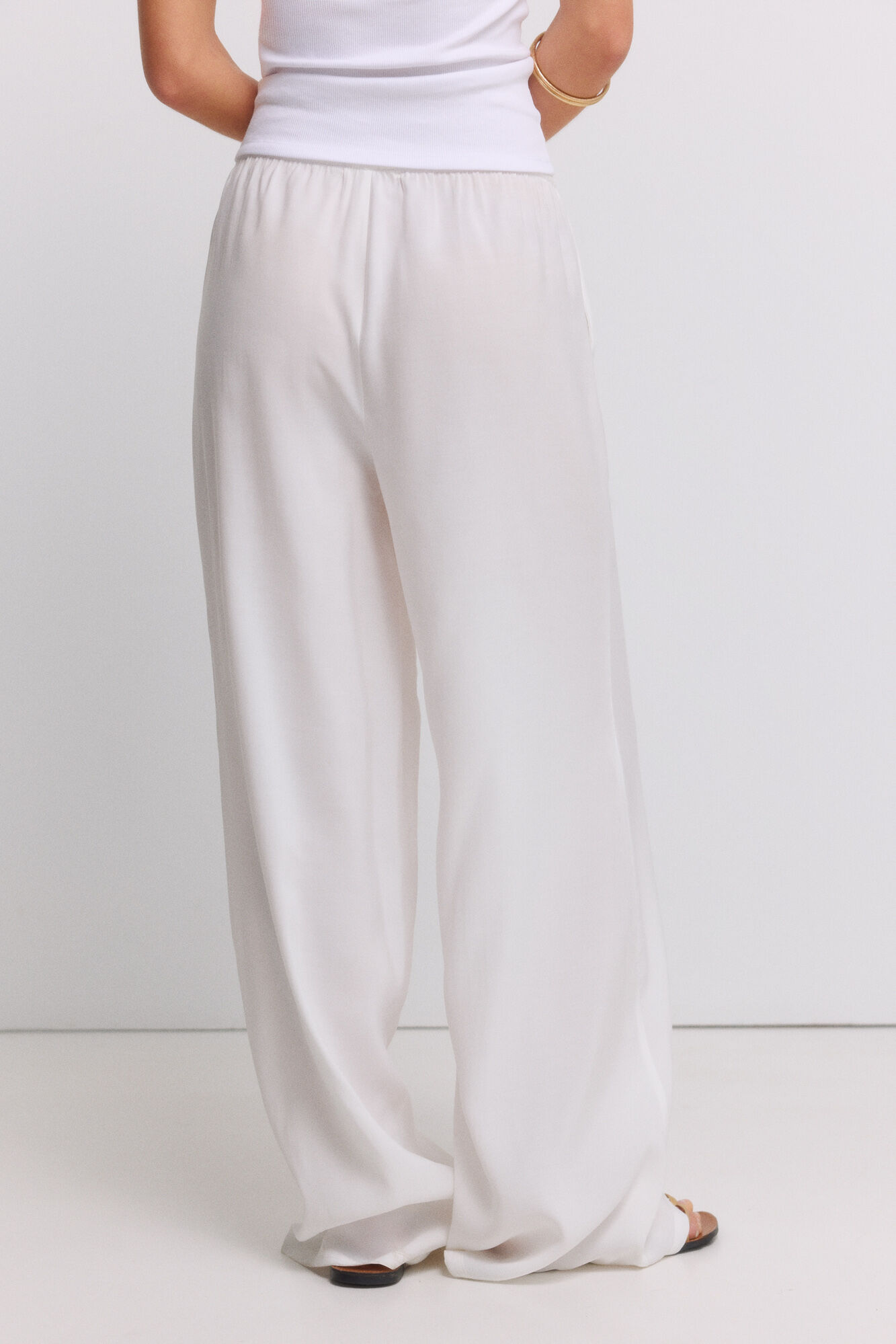 Springfield Pantal&oacute;n jogger wide leg natural