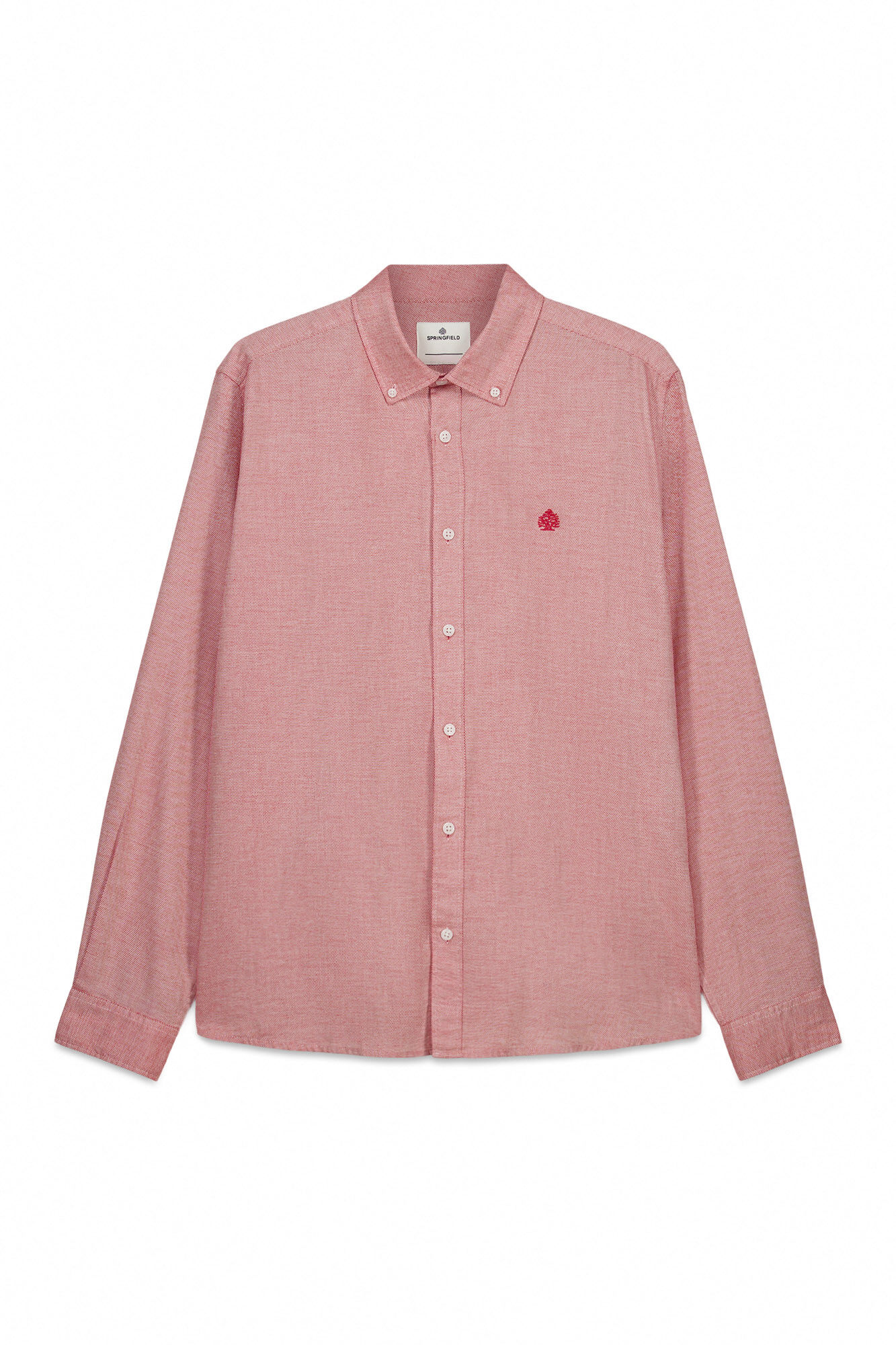 Springfield Camisa de estructura rojo
