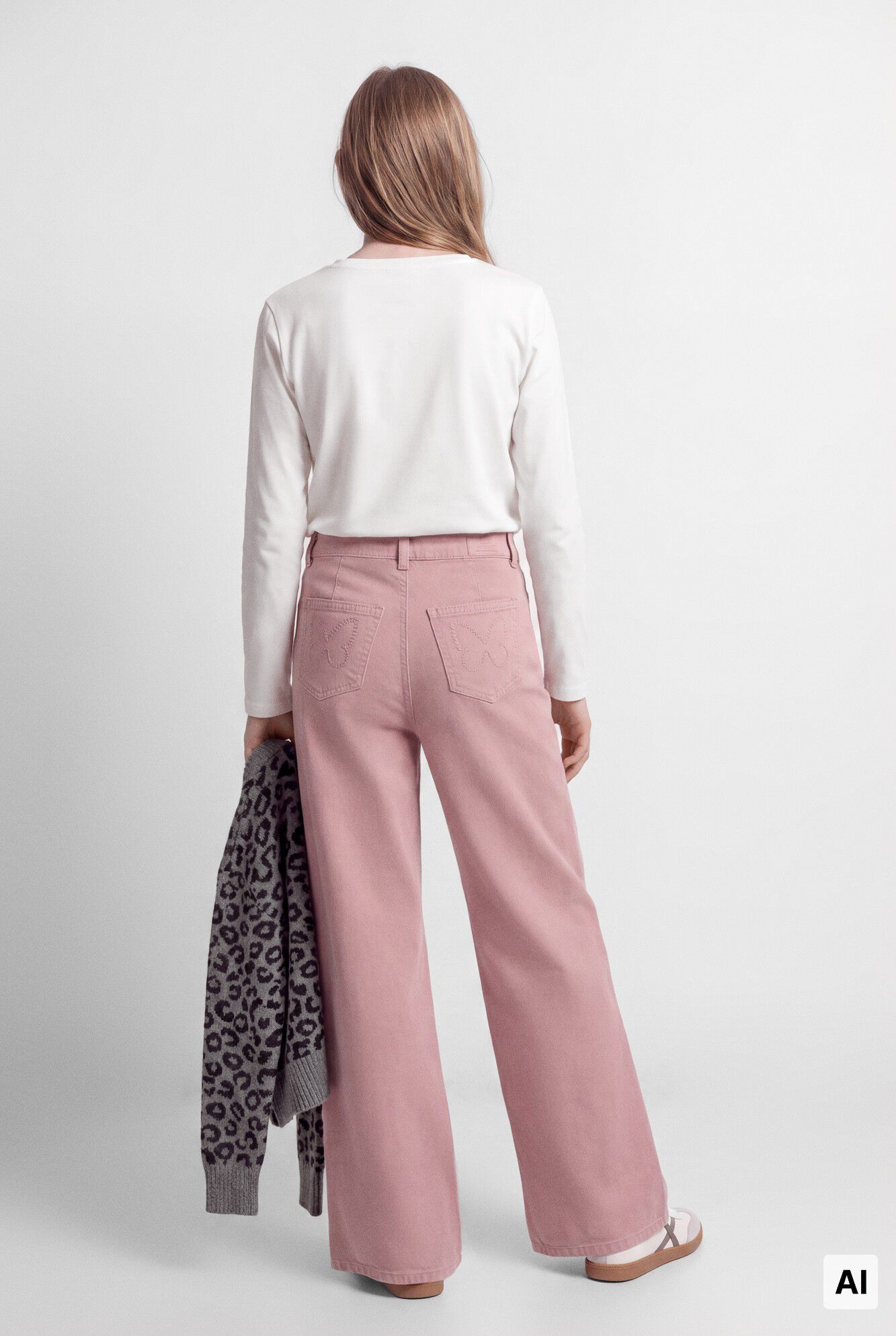 Springfield Kids Pantal&oacute;n culotte de sarga b&aacute;sico para ni&ntilde;a