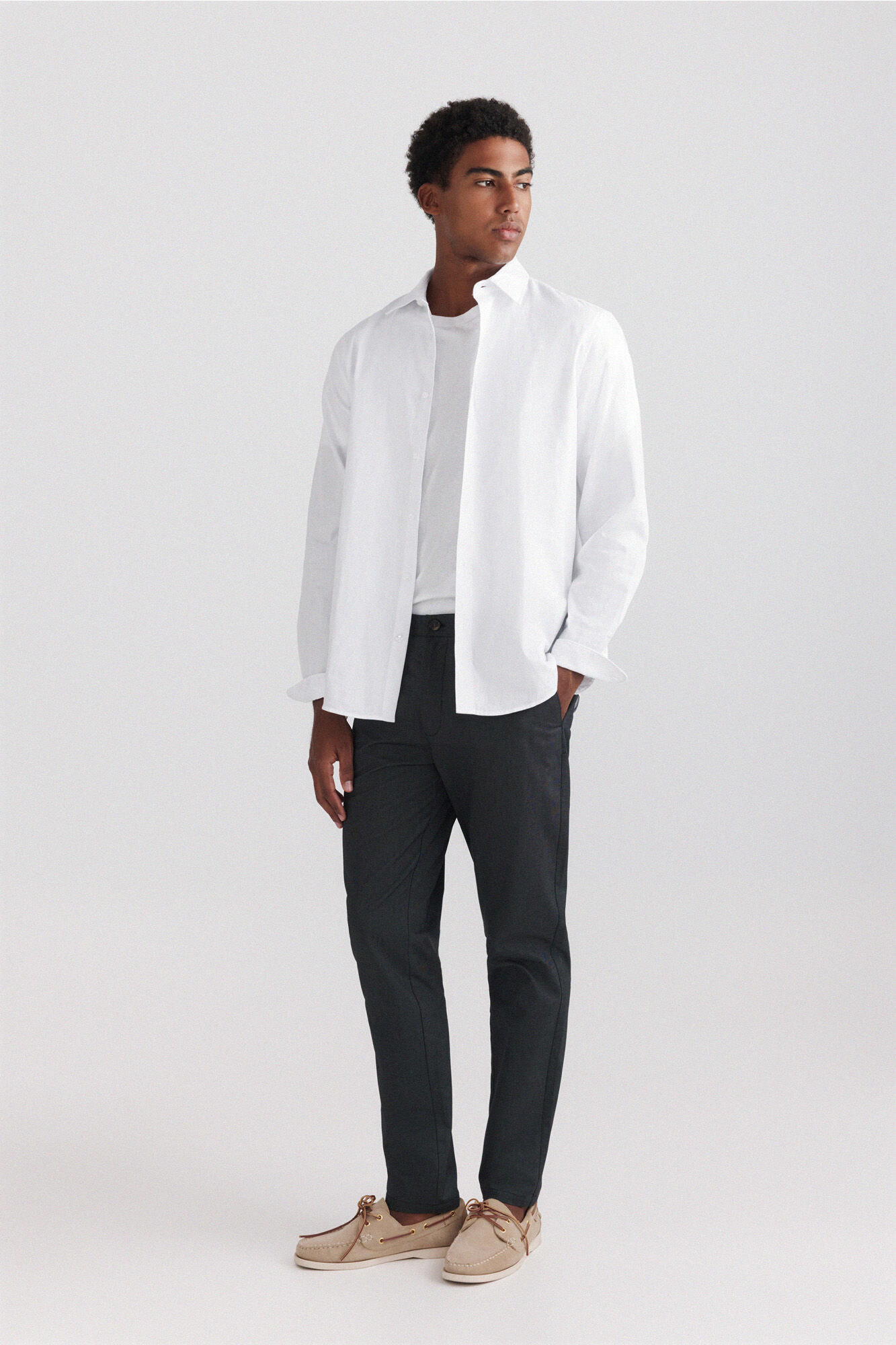 Springfield Pantal&oacute;n chino de estructura bicolor comfort fit