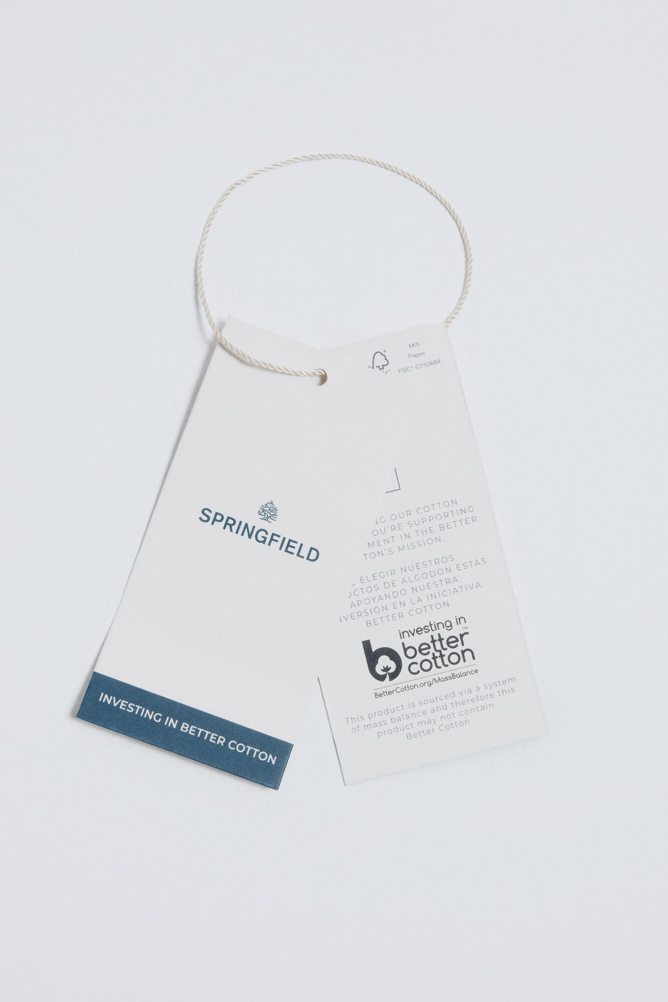 Springfield Bordado sobrecamisa azul