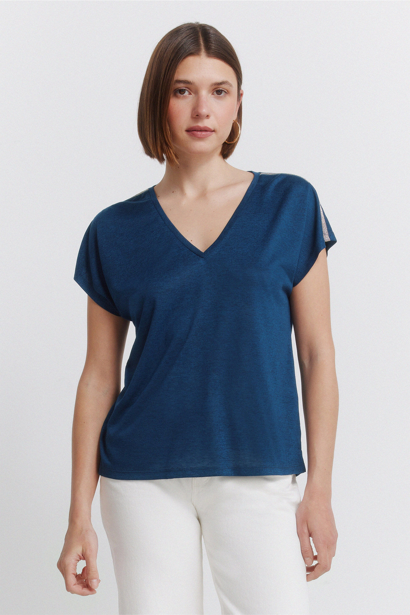 Springfield Playera manga murci&eacute;lago azul