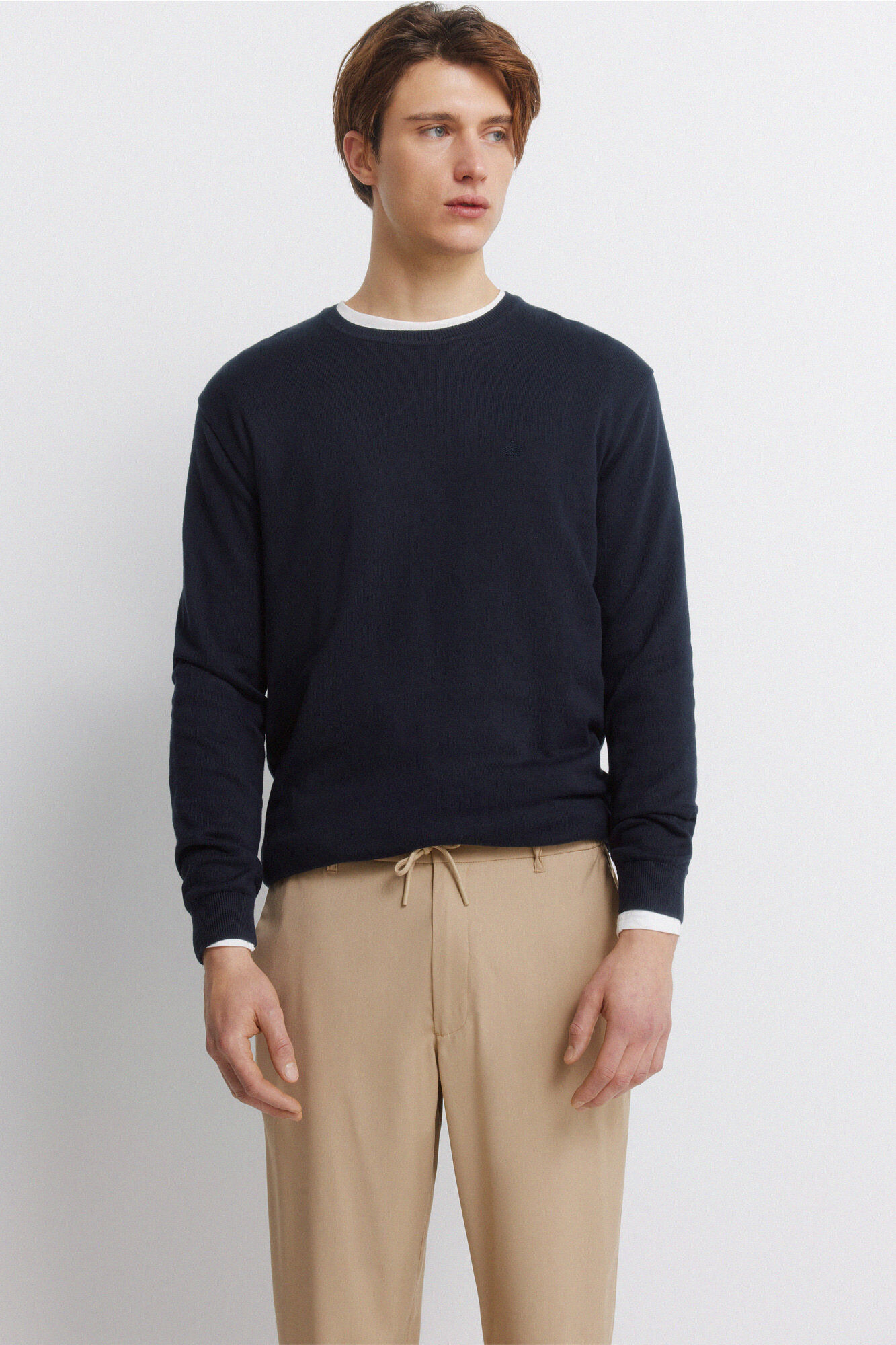 Springfield Pantal&oacute;n recto holgado beige