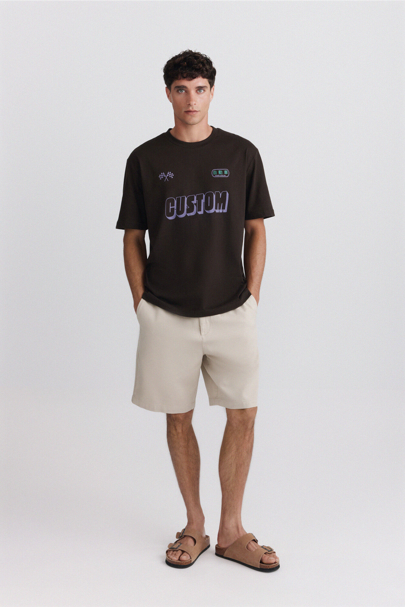 Springfield Playera race on custom caf&eacute;