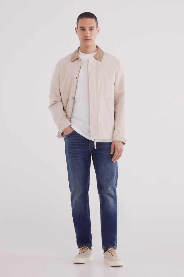 Springfield Jeans slim fit turquesa