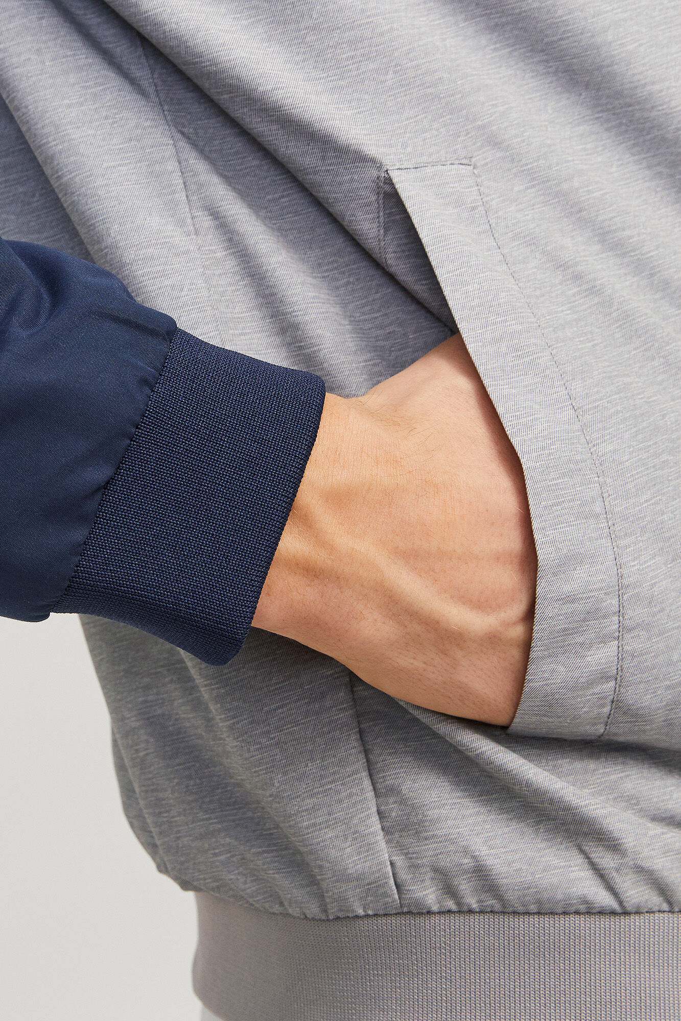 Jack & Jones Chamarra ligera capucha marino