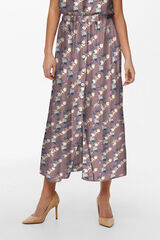 Springfield Falda midi botones frontales morado/lila