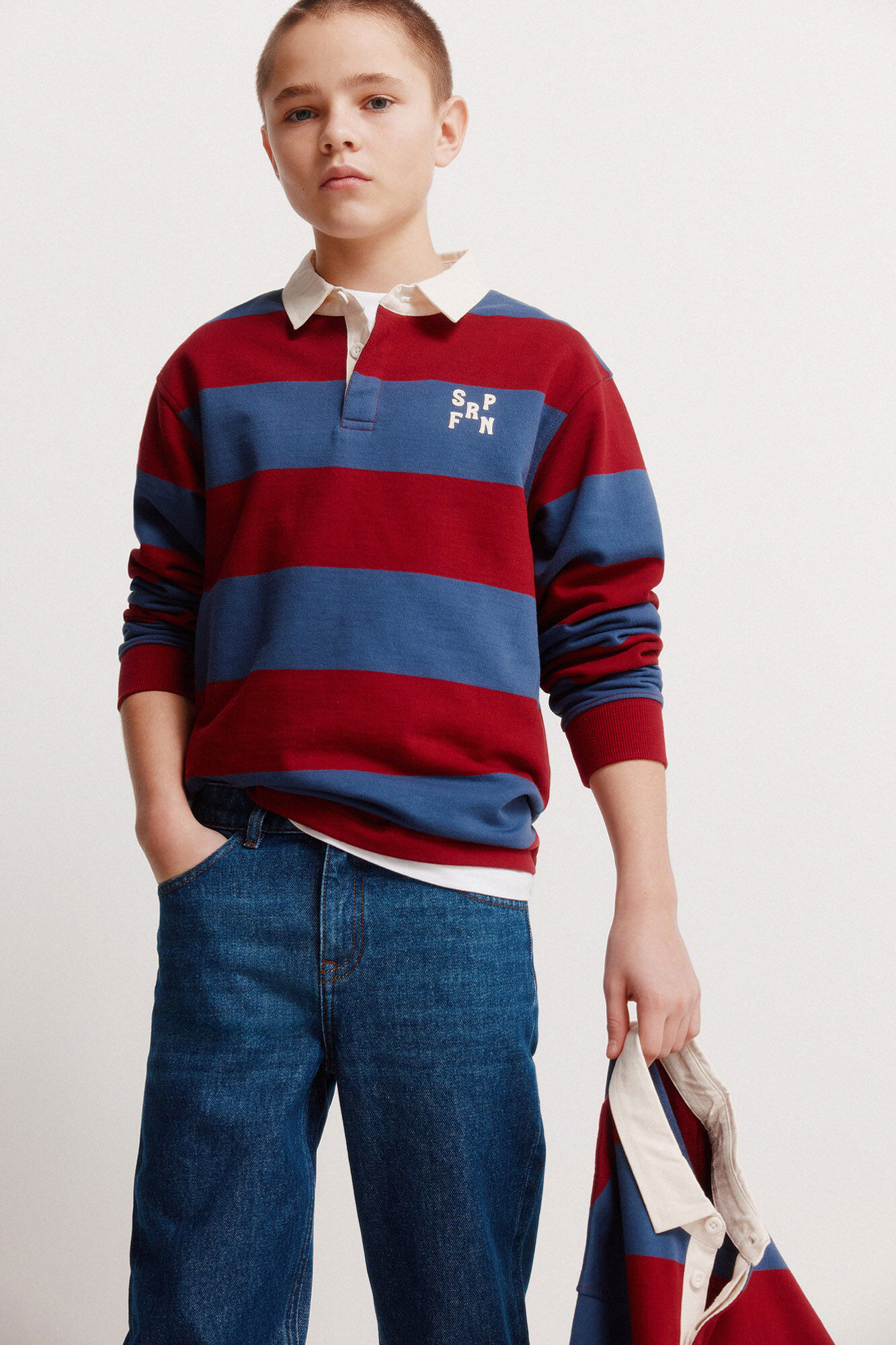 Springfield Kids Pantal&oacute;n ligero de denim para ni&ntilde;o azulado