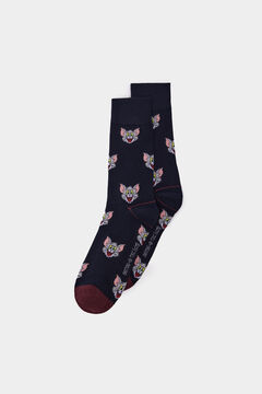 Springfield Calcetín jacquard Tom azul