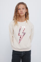 Springfield Kids Sudadera niña "rayo". estampado