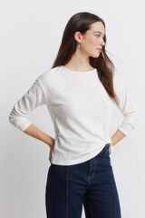 Springfield Playera con tachuelas beige