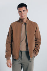 Springfield Chamarra algodón beige