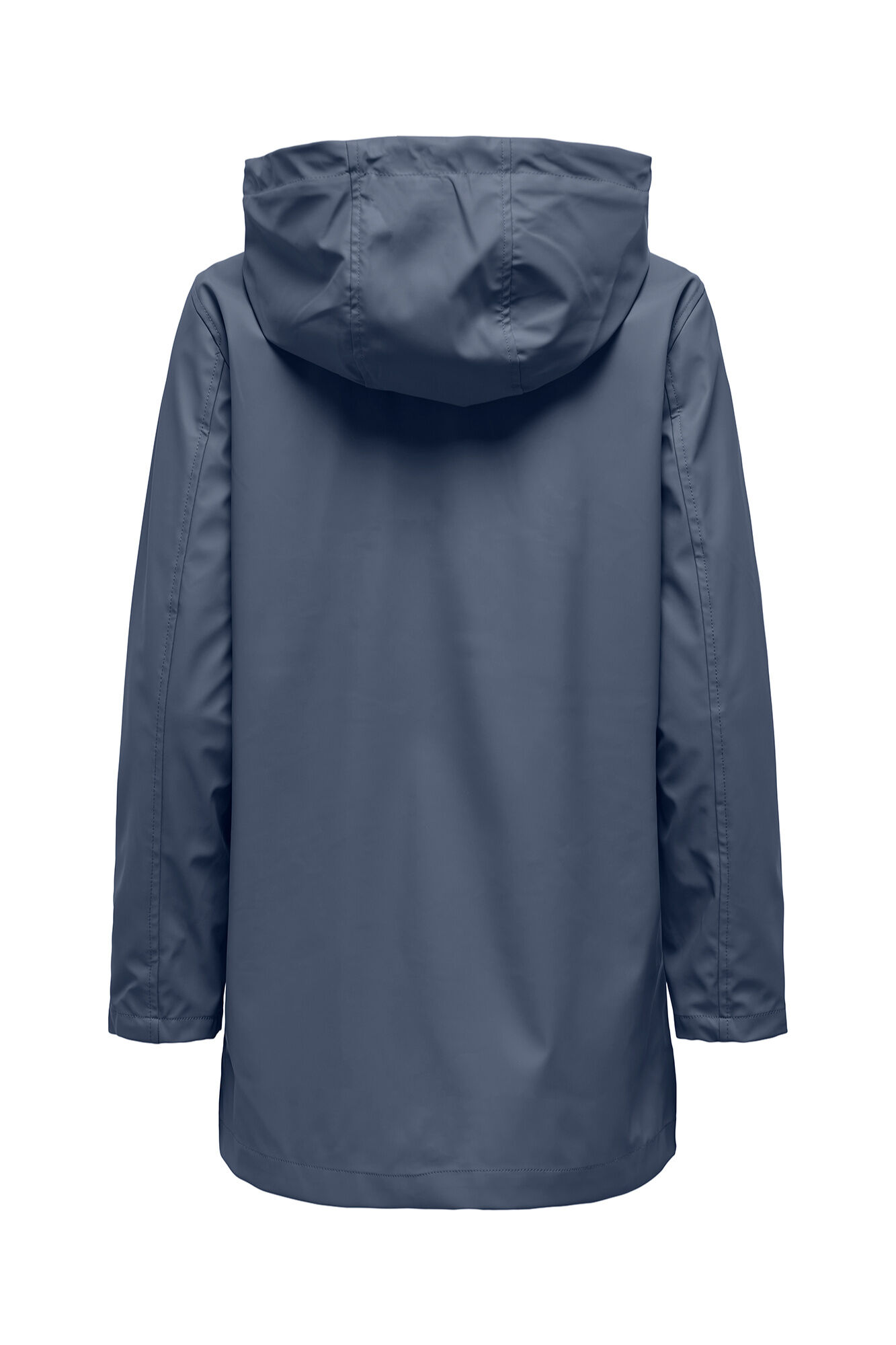 Only Impermeable con capucha marino