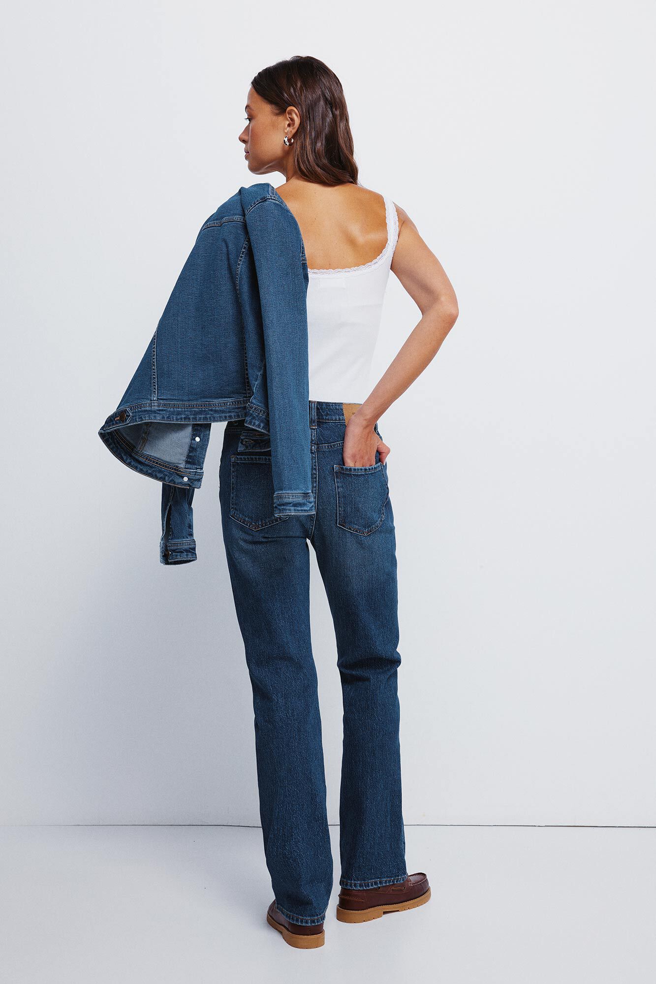 Springfield Jeans rectos azul