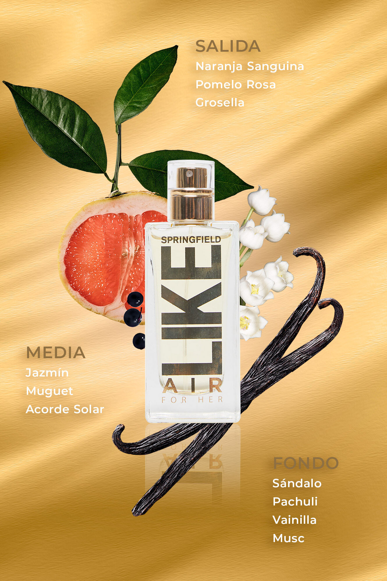 Springfield LIKE AIR HER 50 ML turquesa