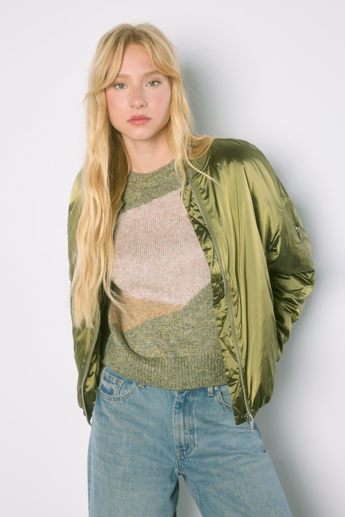 High Spirits Chamarra Oliver kaki