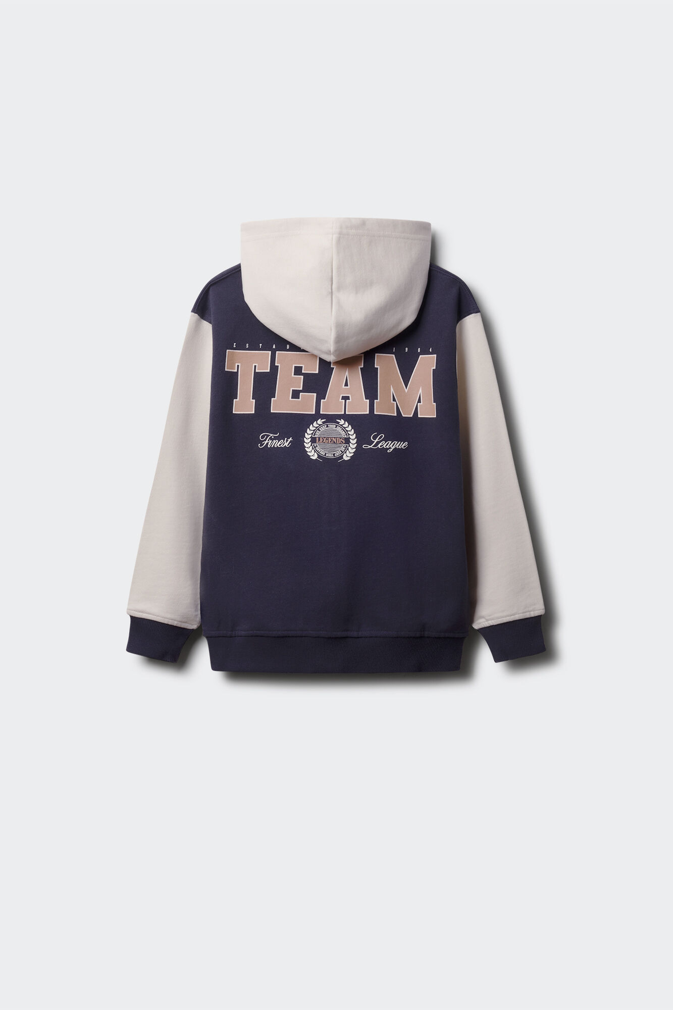 Springfield Kids Sudadera capucha varsity ni&ntilde;o azul