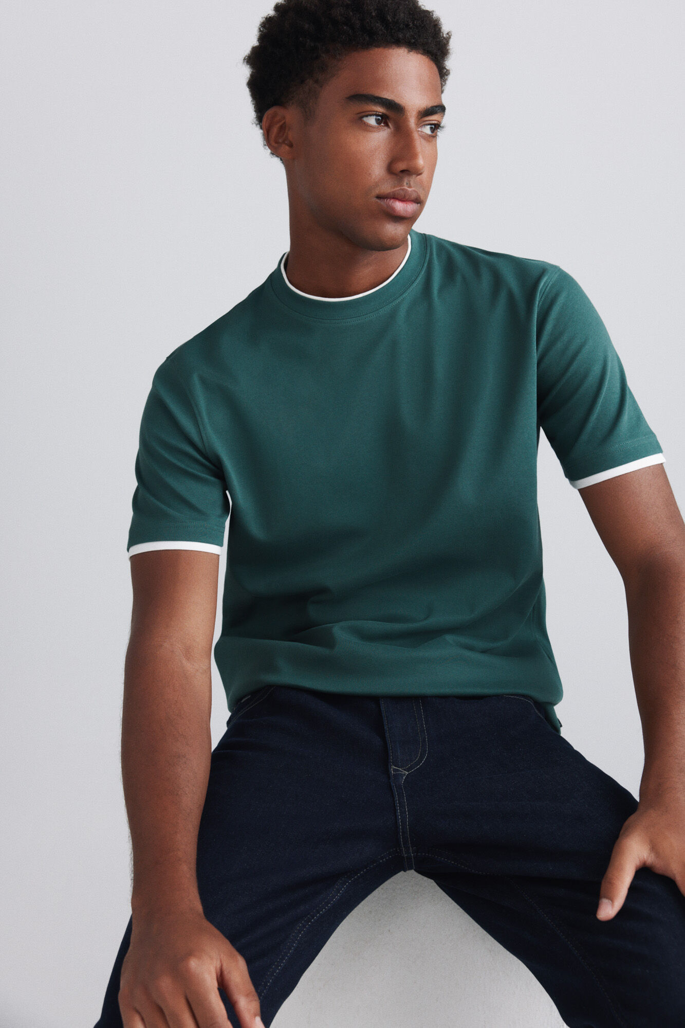 Springfield Playera doble interlock