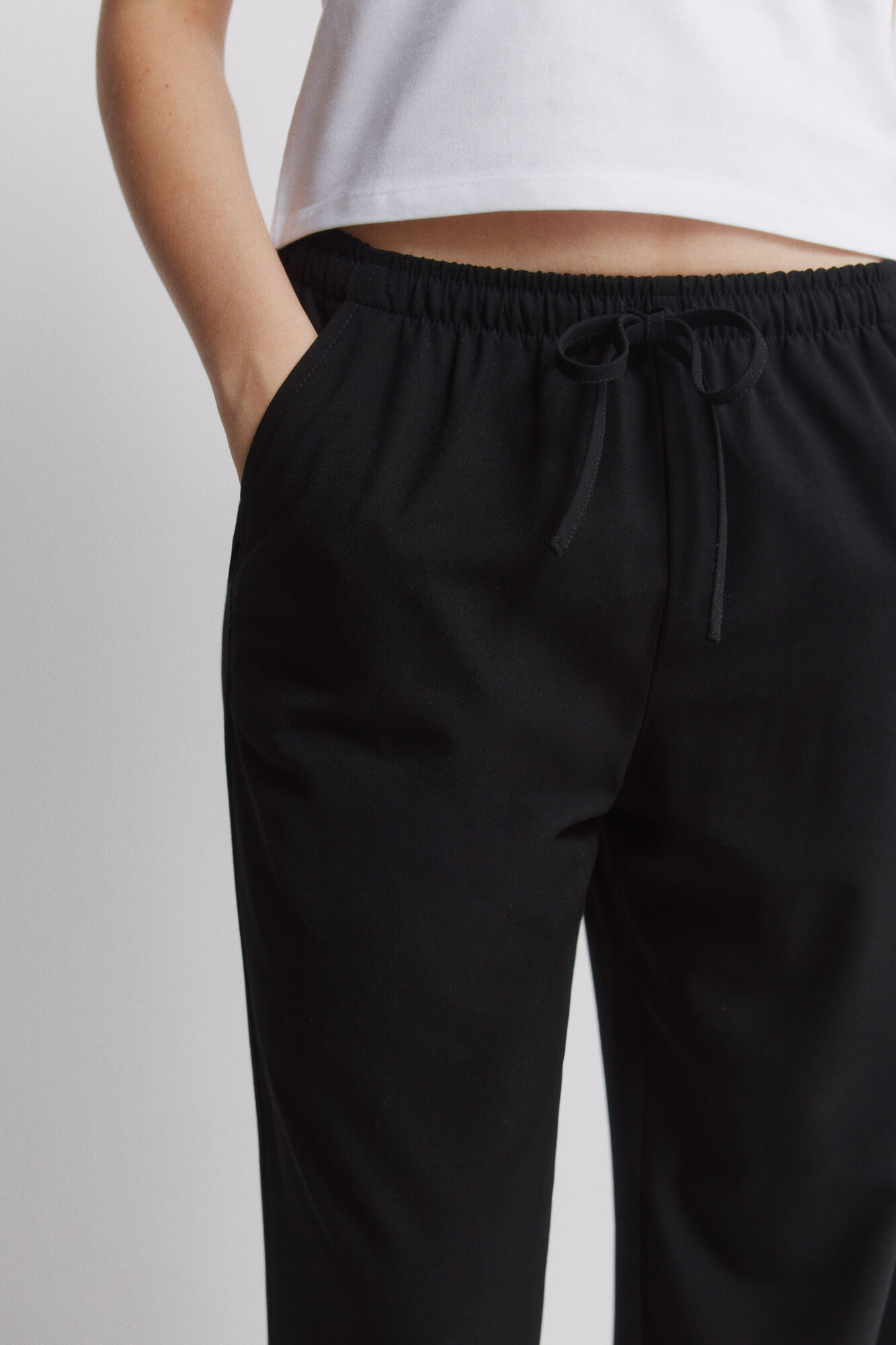 Springfield Pantal&oacute;n jogger negro