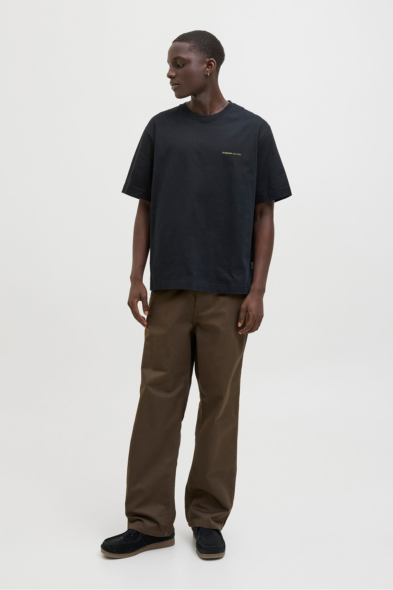 Jack & Jones Camiseta back print negro