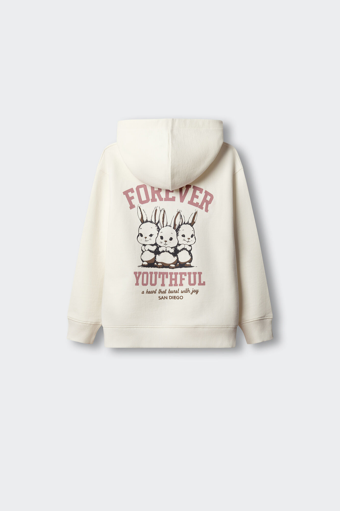 Springfield Kids Sudadera de conejos para ni&ntilde;a rosa