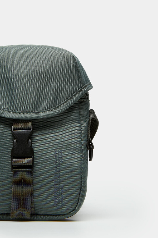 Springfield Bolso pequeño casual verde marfil