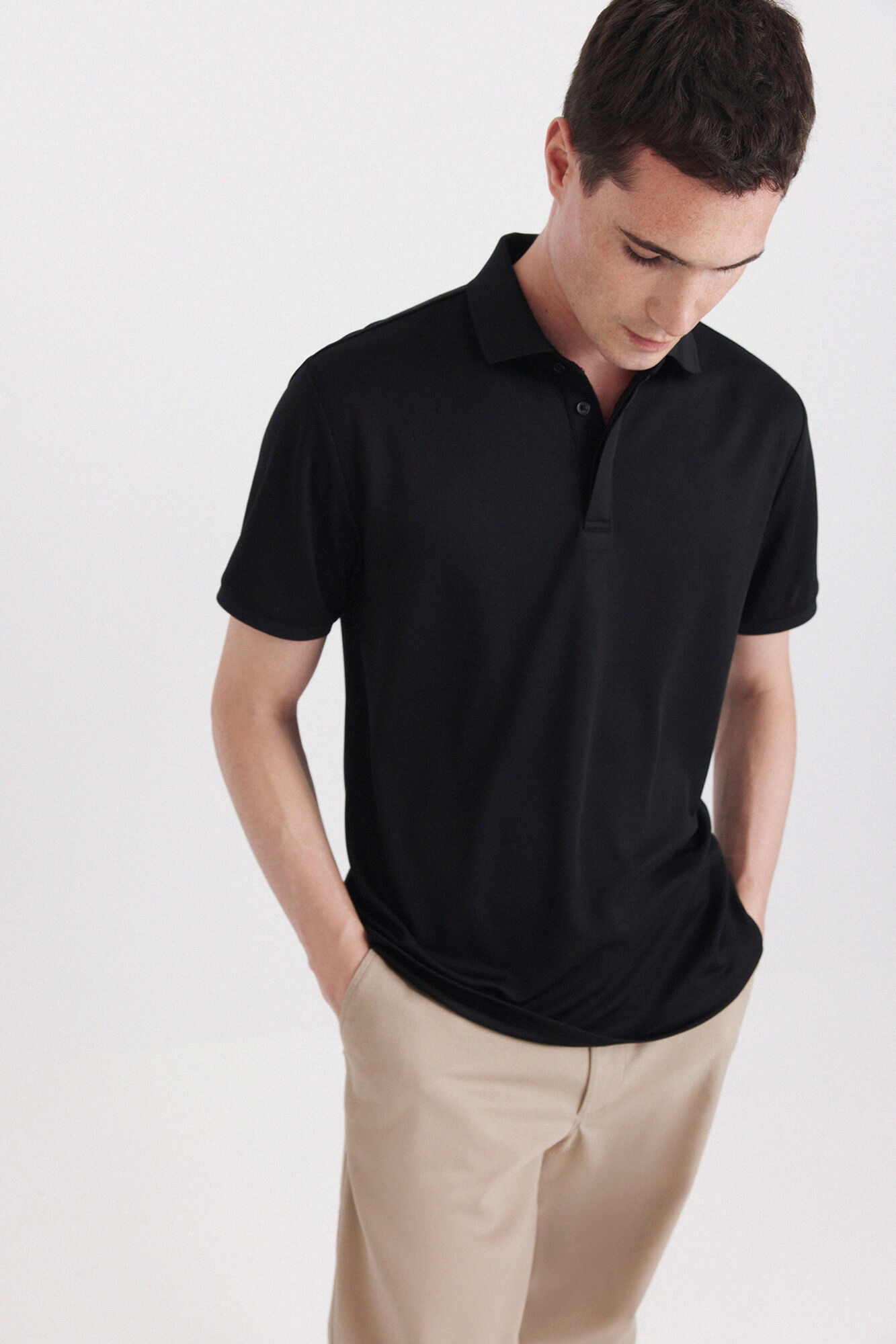 Springfield Polo de tejido t&eacute;cnico slim fit