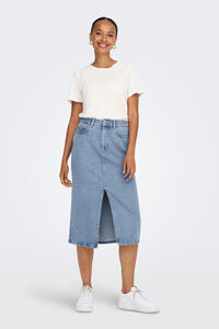 Only Falda vaquera midi