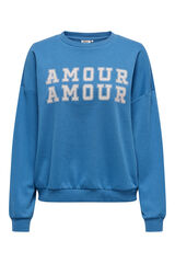 Springfield Sudadera de manga larga y cuello redondo azul tinta
