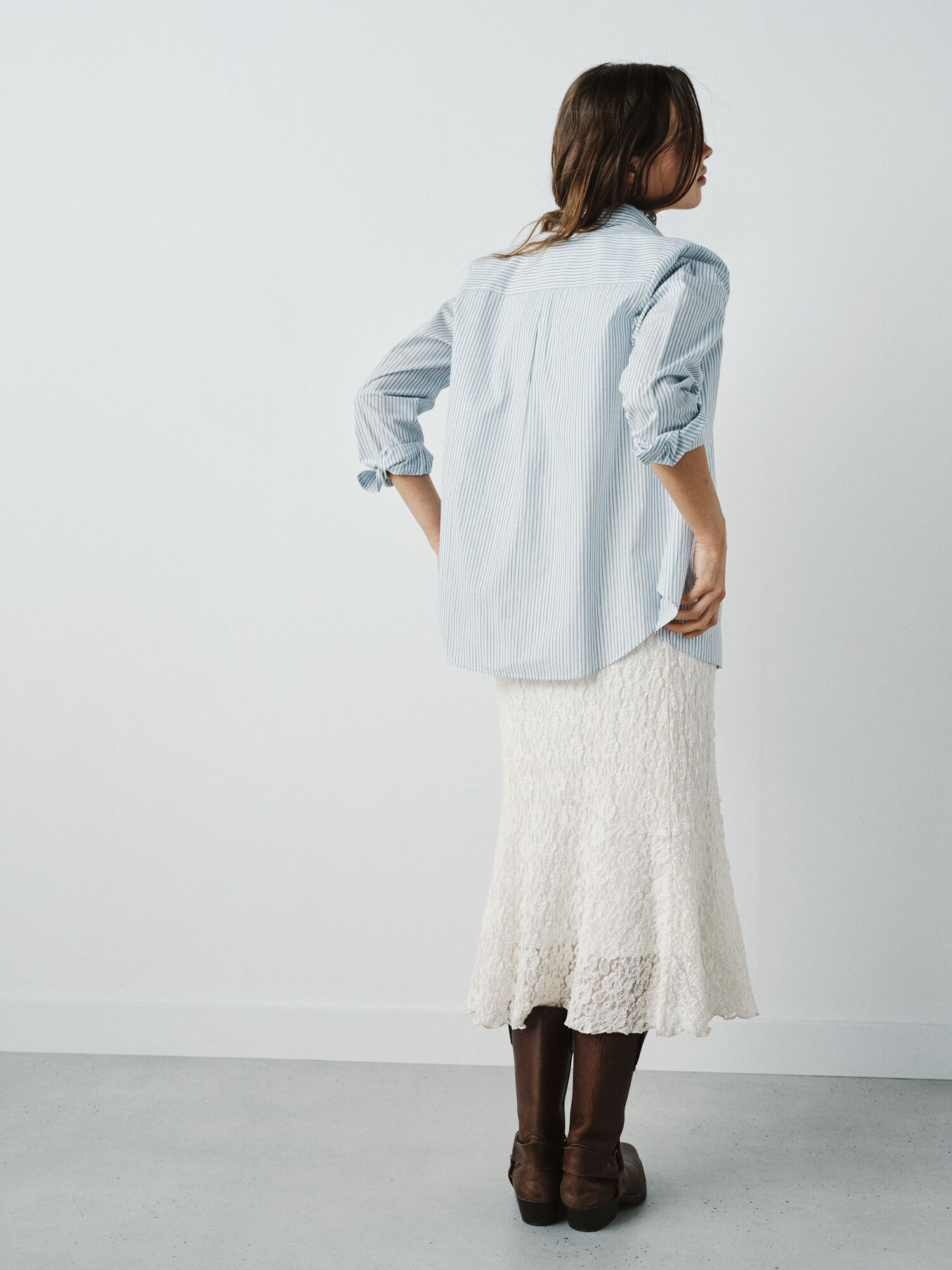 High Spirits Falda de ensue&ntilde;o marfil