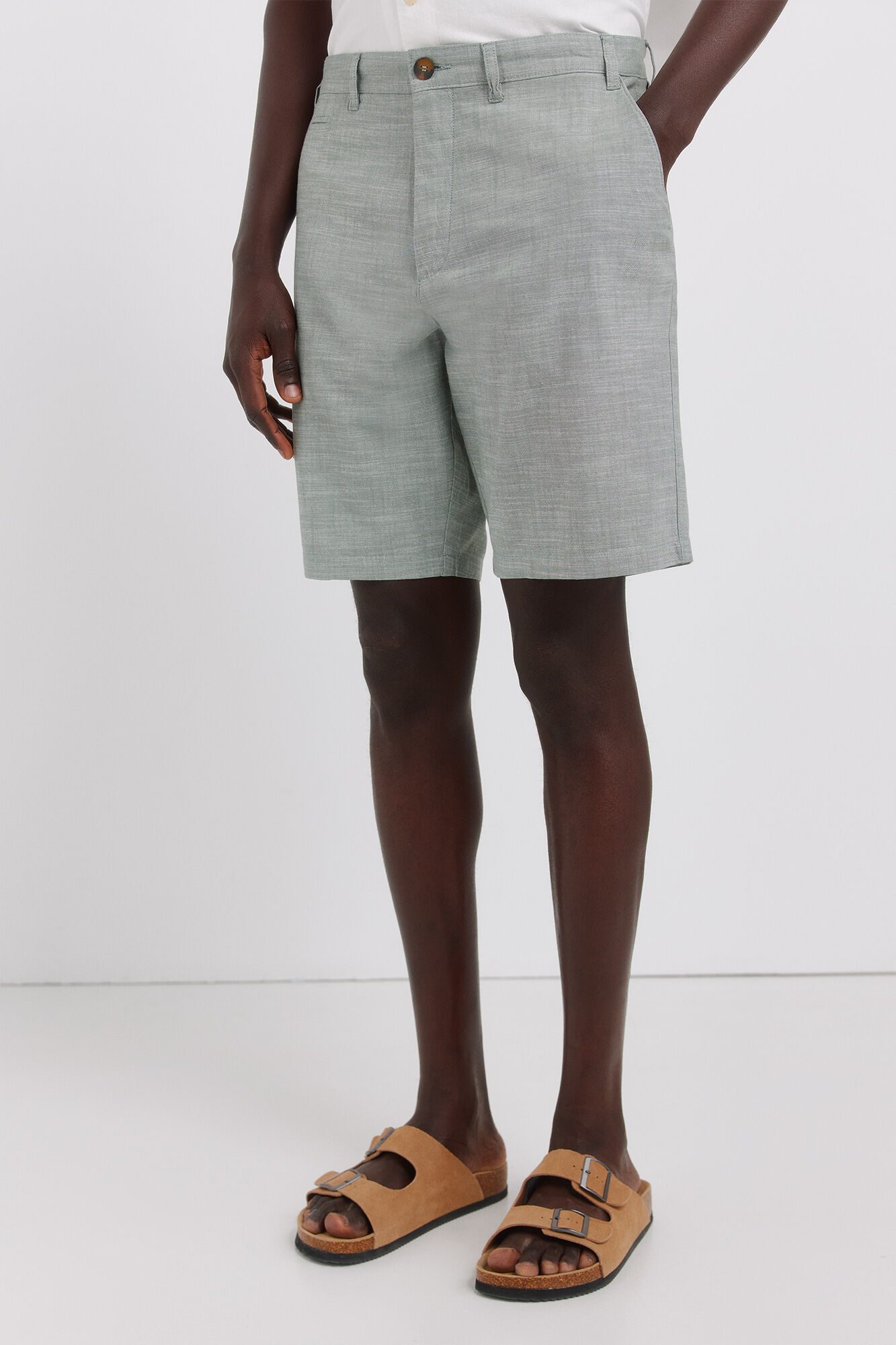 Springfield Bermudas chambray slim fit