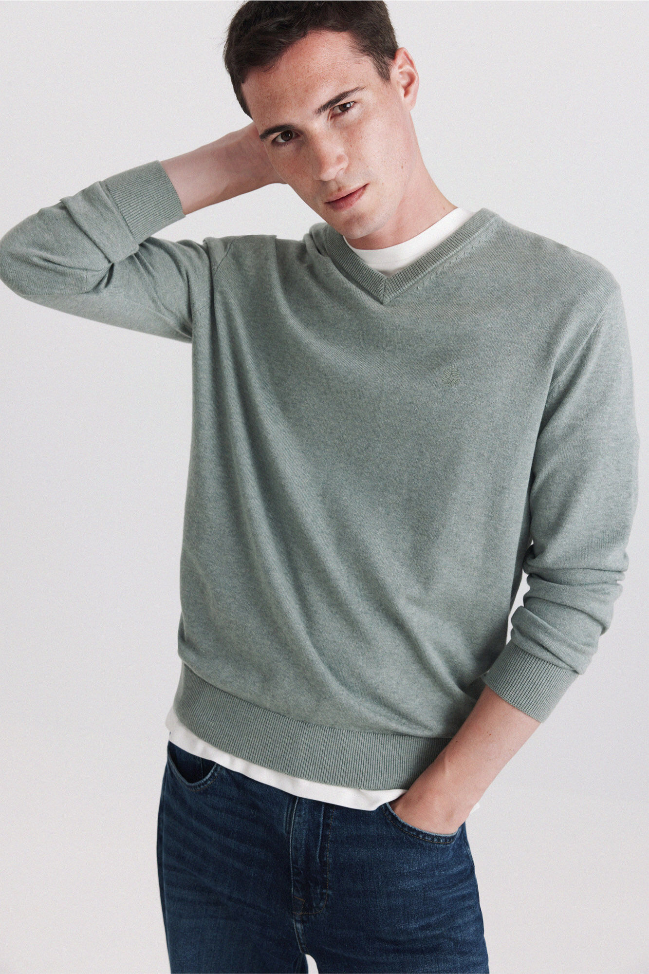 Springfield Jersey b&aacute;sico cuello pico