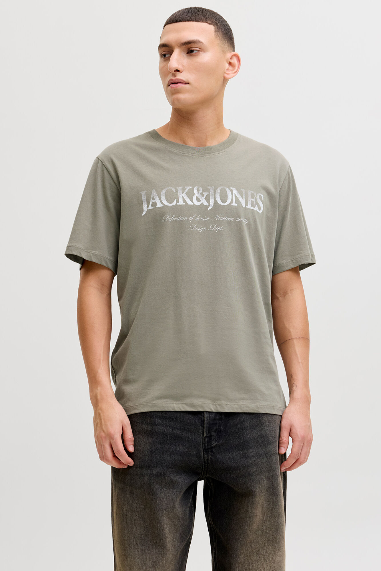 Jack & Jones Playera de manga corta con logo