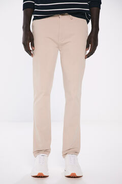 Springfield Pantalón chino skinny fit café